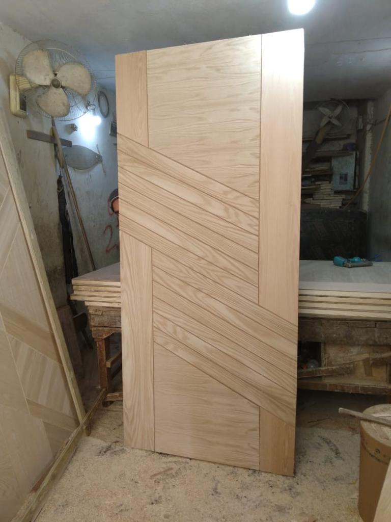 Wood Pasting Door