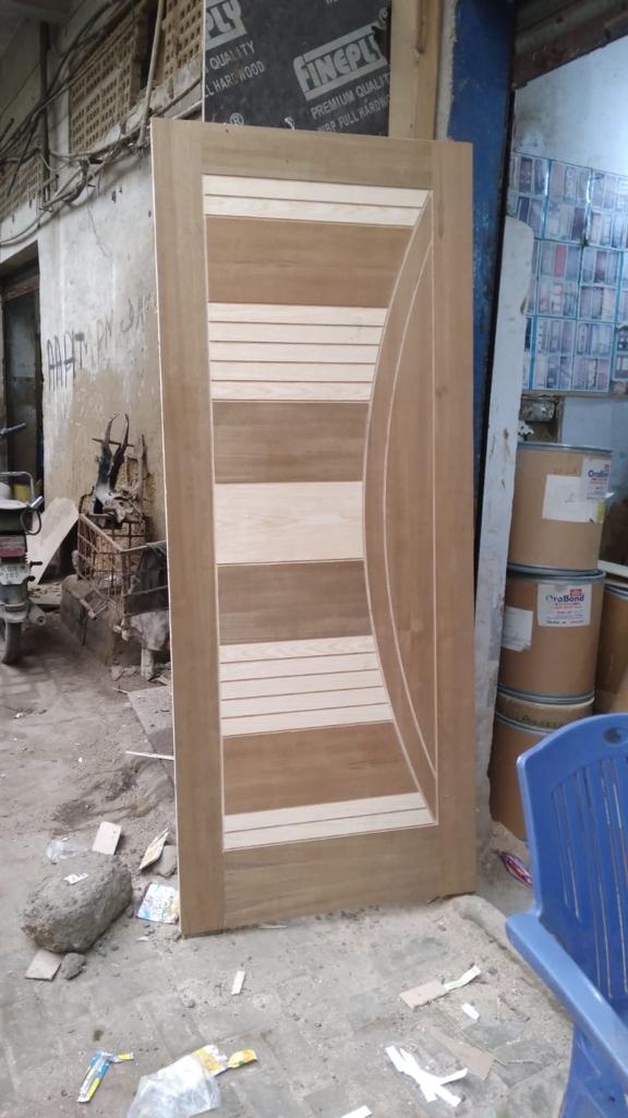Wood Pasting Door