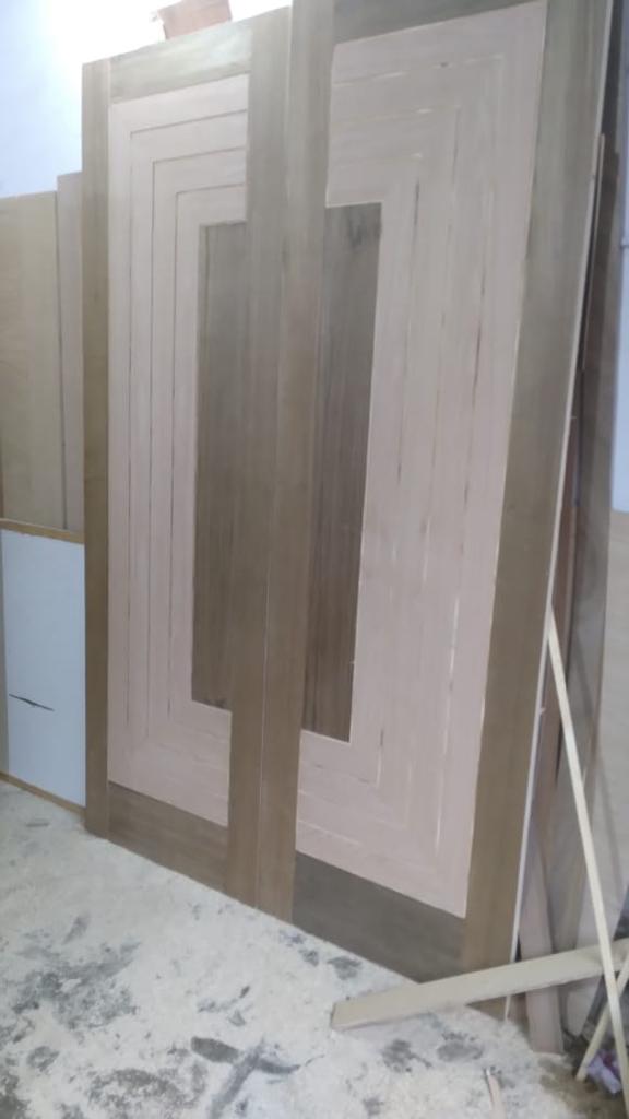 Wood Pasting Door