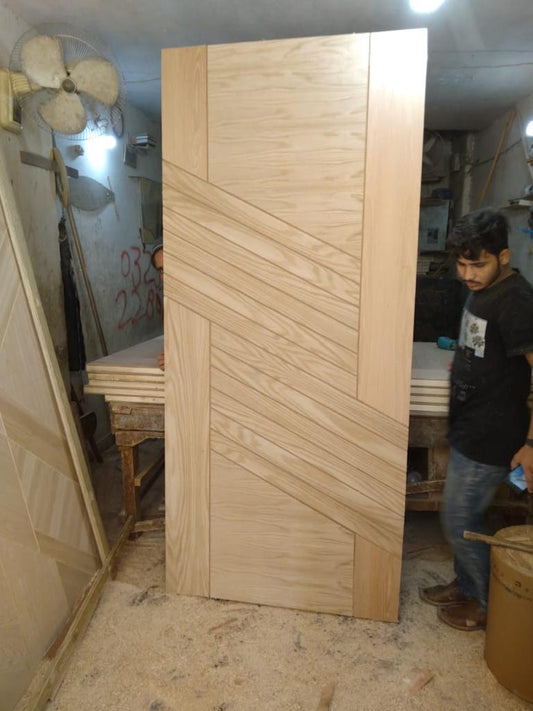 Wood Pasting Door