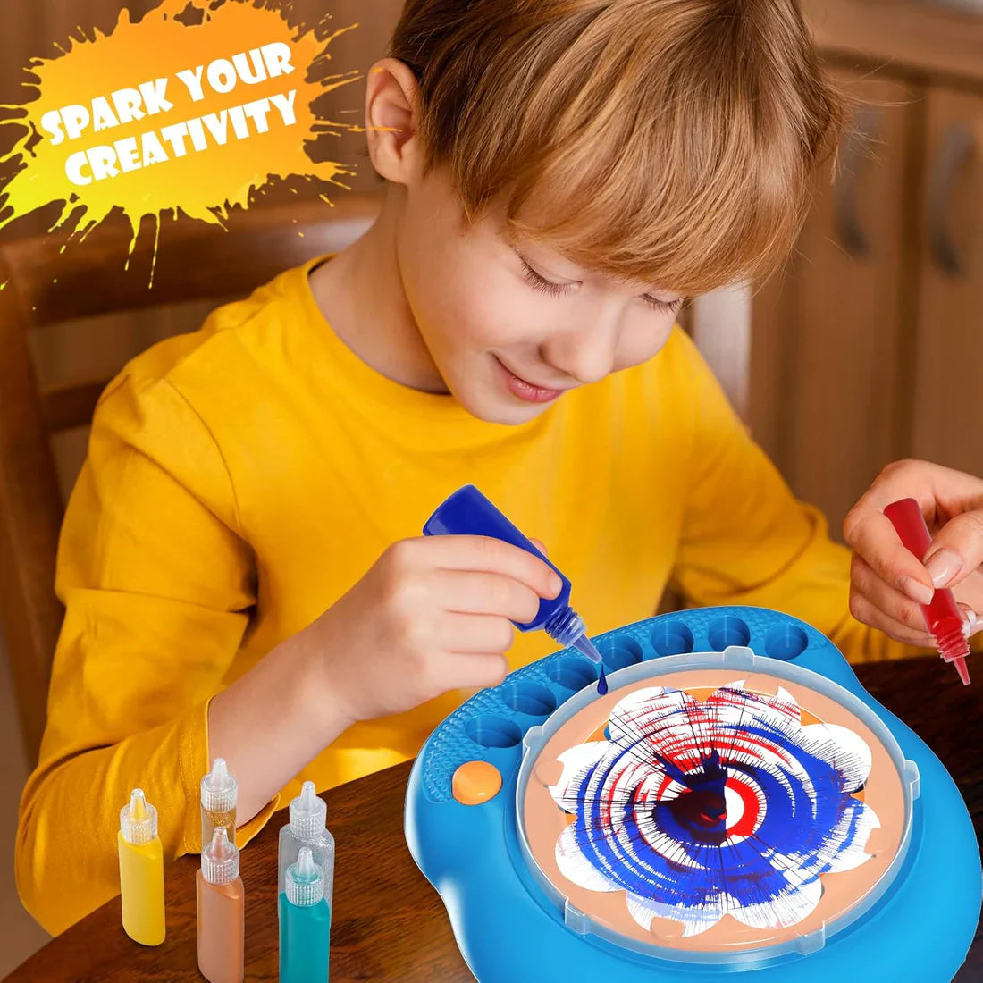 "Magic Swirl Art Spinner"